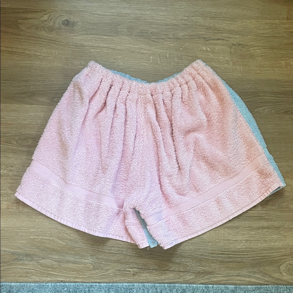 Retro Mermaid towel shorts